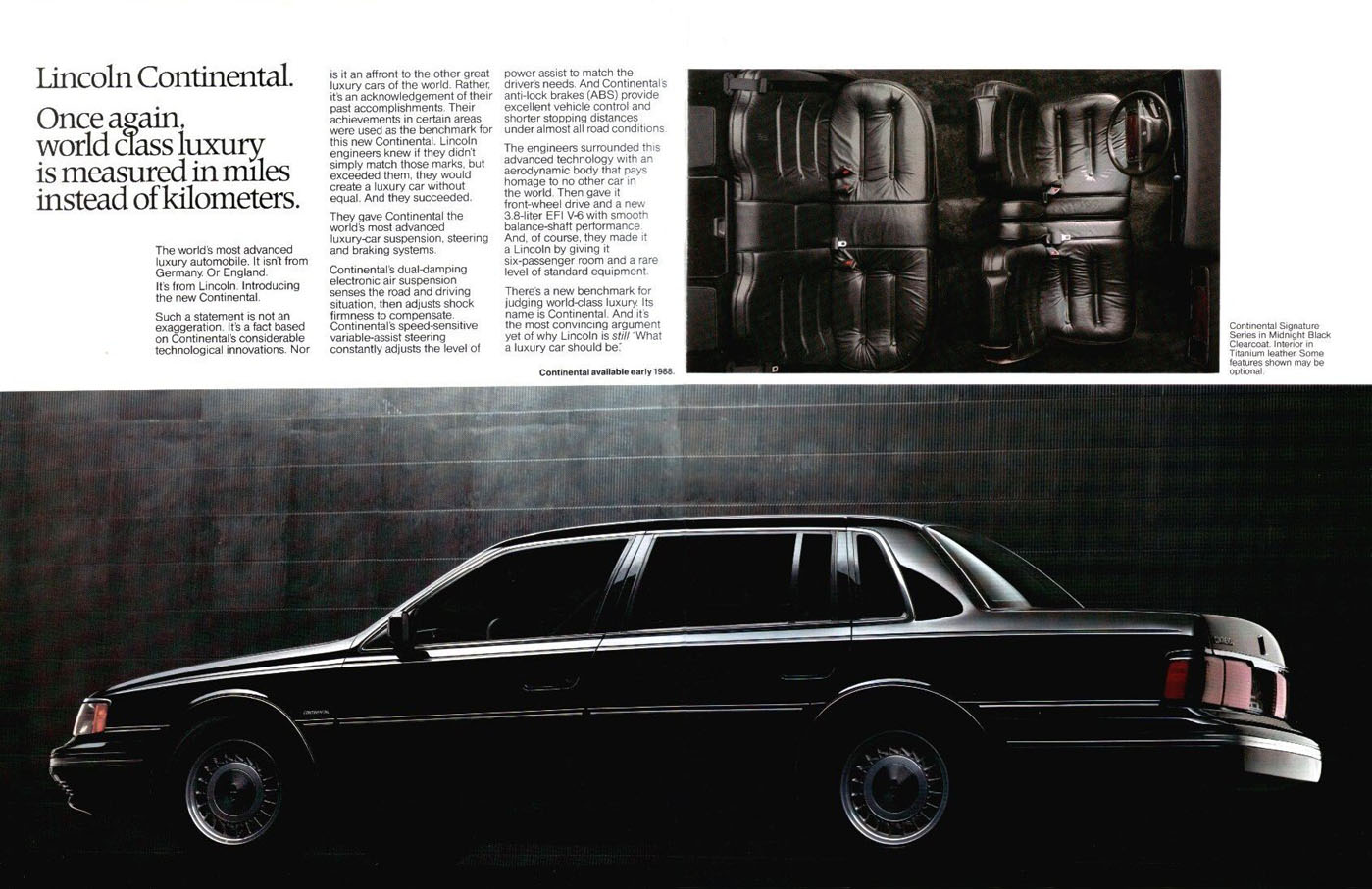 1987 Lincoln Brochure Page 5